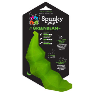 Treat Holding Play Toy - Green Bean spunky pup, Treat Holding, Play Toy, green bean